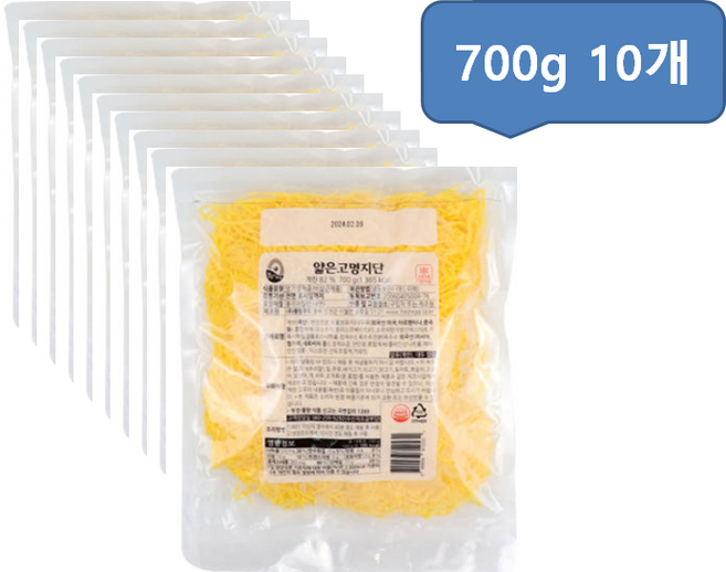냉동 옛날 고명지단 700g, 10개