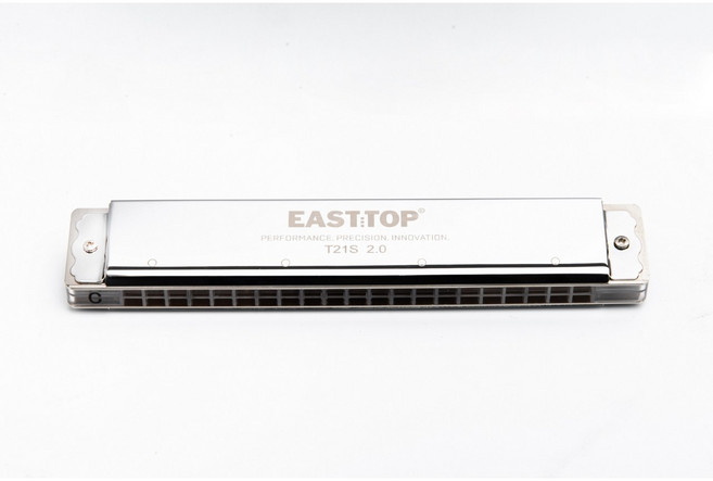 EASTTOP T21S 2.0 이스트탑 트레몰로 하모니카 21홀 D D# E F F# G G# A A# B Am Gm F#m, 1개