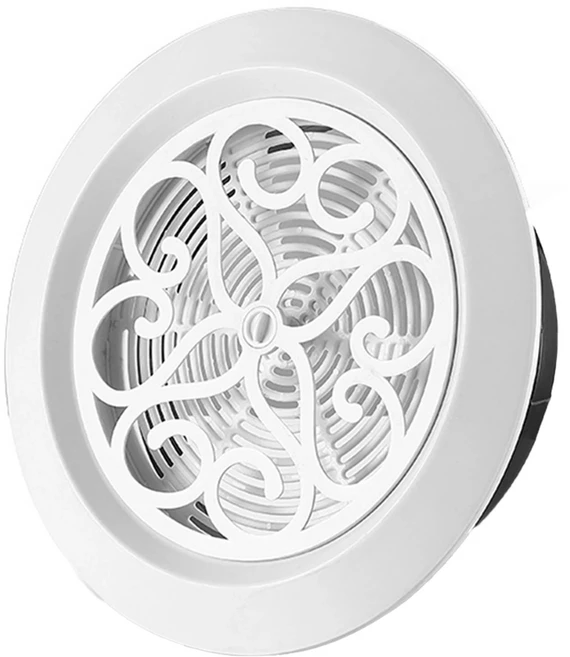 75-200mm ABS 벽 천장 공기 덕트 그릴 커버 방수 콘센트 냉각 통풍구 캡 창, 08 figure 7.5cm