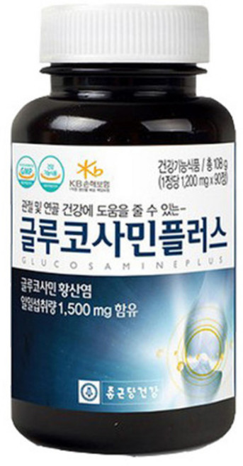 (강력추천)종근당 글루코사민플러스/관절/연골 /건강기능식품, 90정, 1개