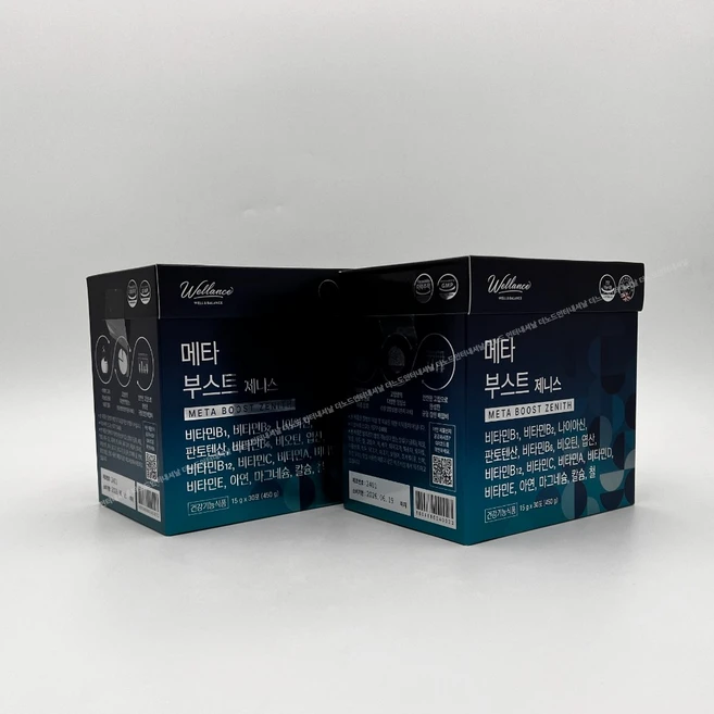 웰런스 웰런스 메타부스트 제니스 이엑스 EX 15g x 30포 2박스, 450g - 쿠팡