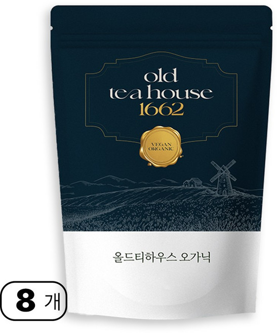 올드티하우스 유기농 히비스커스차 생분해 삼각티백, 8개, 50개입, 1g