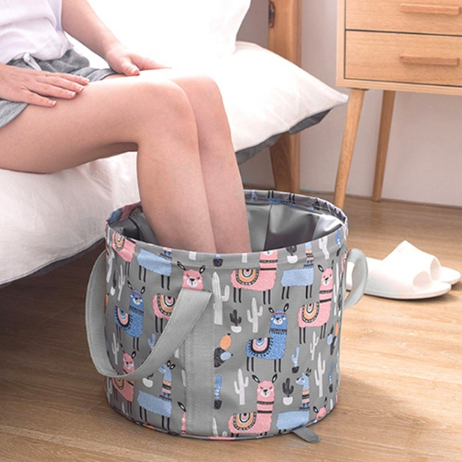 브리즈나래 휴대용 족욕통 그레이 발족욕기