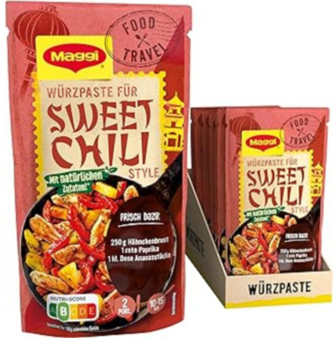 Maggi 스위트 칠리 시즈닝 페이스트 65g x 10팩