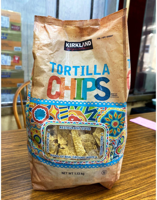 KIRKLAND SIGNATURE 科克蘭 Tortilla Chips 玉米片 1.13公斤, 1.13kg, 1個