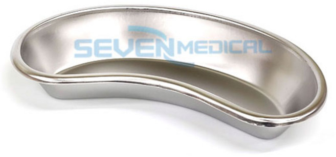 He 농반폭넓은중 20cm 곡반 스펀지캔 다용도통 스텐 구급 응급 핀셋 포셉 거즈통, 1개