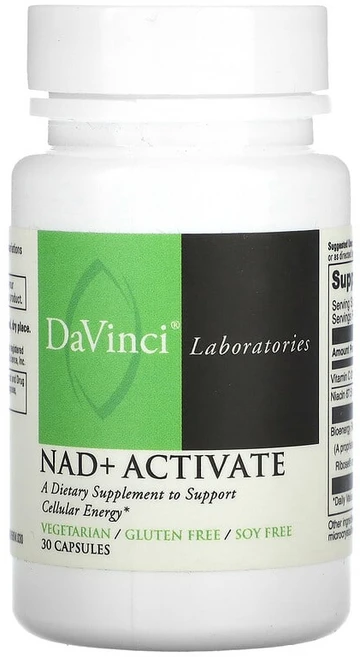 DaVinci Laboratories NAD+ Activated 캡슐 30정 Laboratories (다빈치 래보라토리스), 30, 1개 - 쿠팡