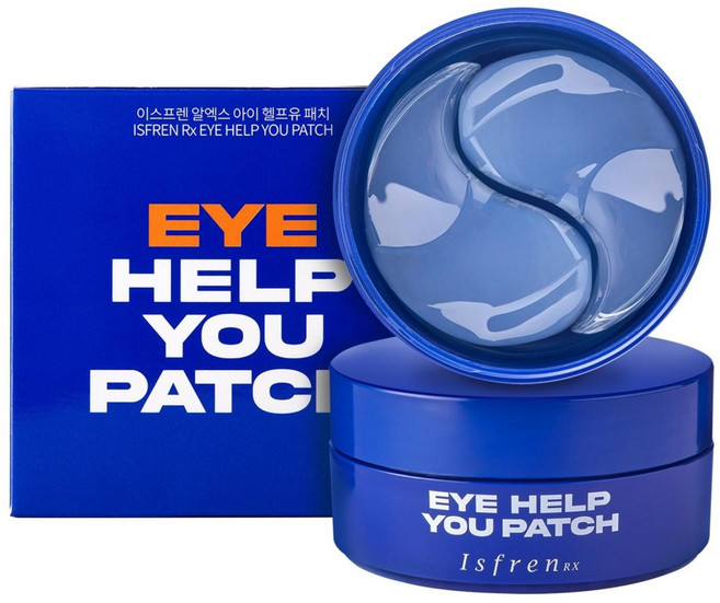이스프렌 아이헬프유 아이패치 다크서클 팔자주름 눈밑꺼짐 주름 붓기, 60개입, 1개