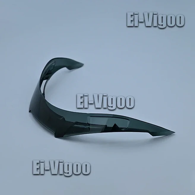 AGV K6 테일 부품 및 액세서리용 오토바이 헬멧 리어 스포일러 교체, 01 Black