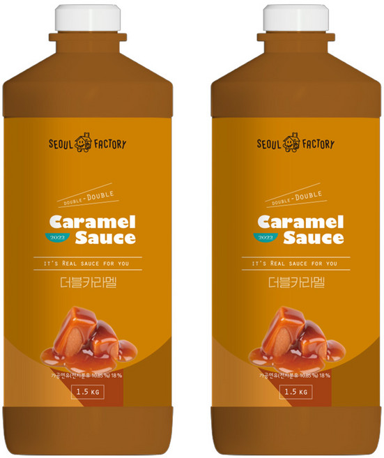 서울팩토리 더블카라멜소스 1.5kg 2개세트, 2개