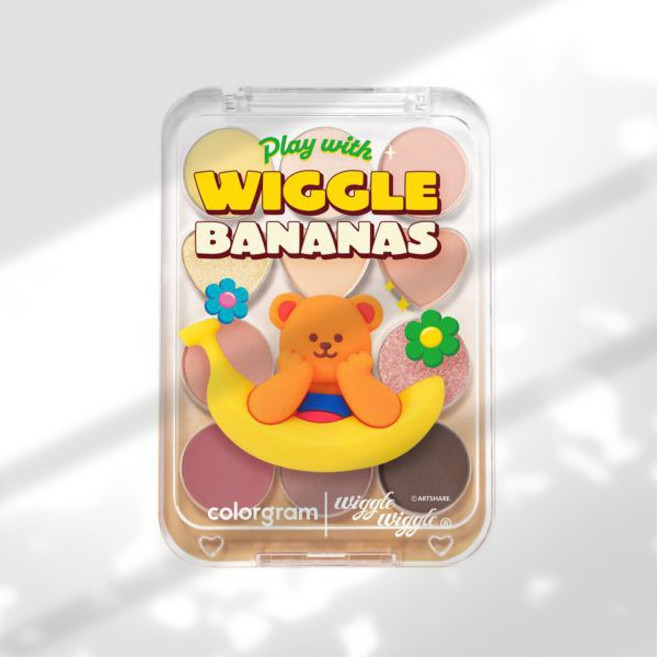 컬러그램 눈토리얼 아이 팔레트, 05 노랑더하기달콤은바나나 (위글위글), 1개