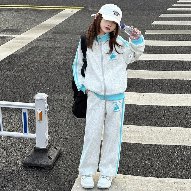 봄신상 여아 주니어 초중생 집업 운동복 상하세트 FSCT-99318