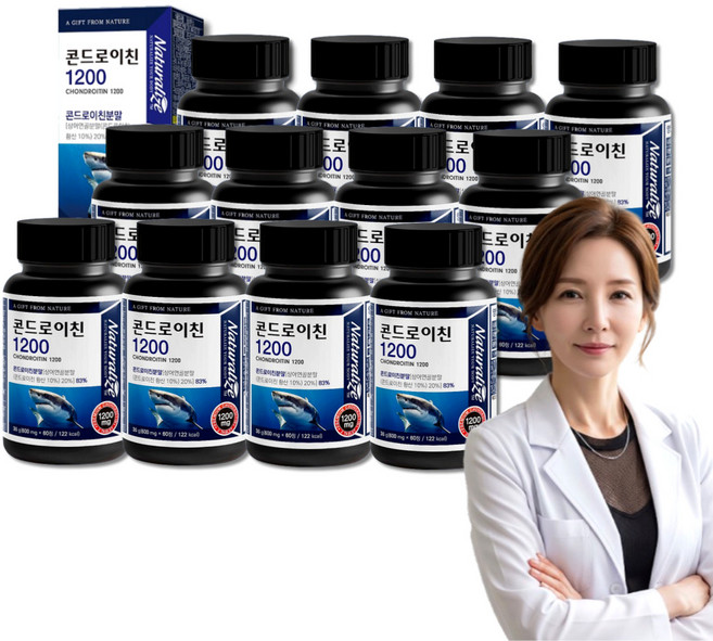 네추럴라이즈 콘드로이친1200, 12개, 60정