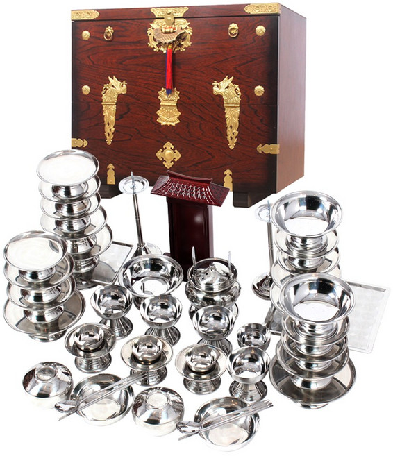 남도공예 BS-A 스텐제기세트 47P+제기함, 1개