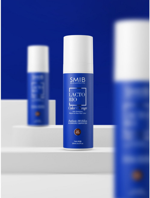 스미브 락토바이오 유산균 염색 샴푸 [내추럴 블랙], 1개, 200ml