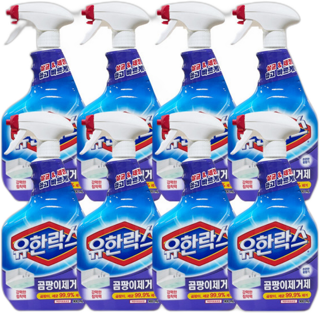 유한락스 곰팡이제거제 / 화장실 욕실 곰팡이 세정제 세제, 16개, 900ml