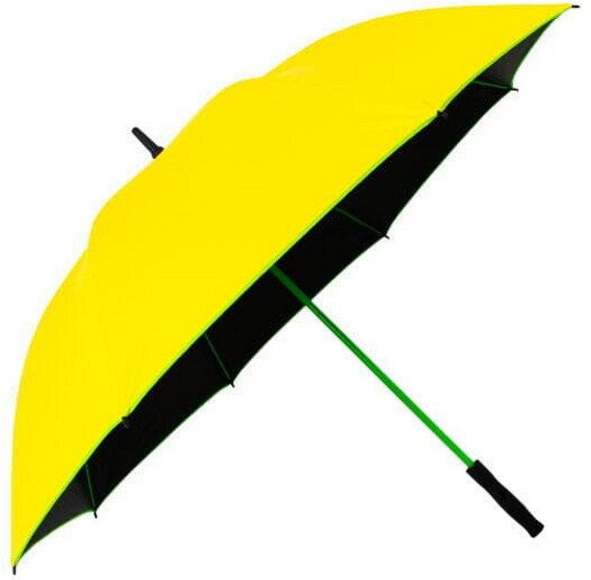 夜光高爾夫球傘 防風防雨加大傘面 舒適握柄設計, 黃色, 1個
