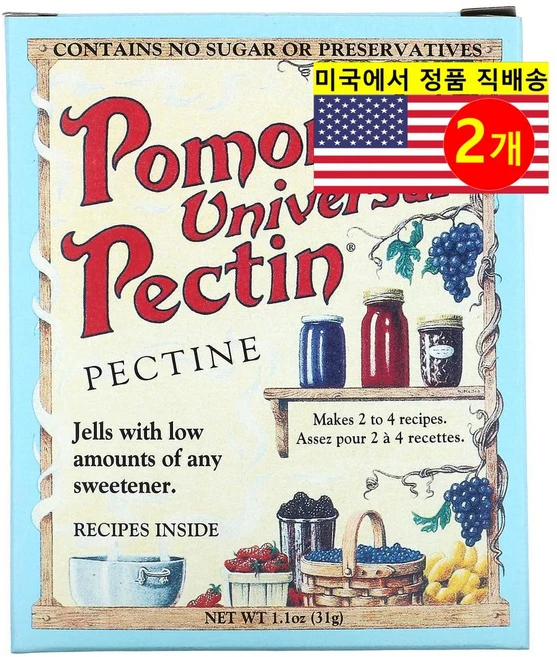Pomona's Universal Pectin 팩틴 31g, 2개 - 쿠팡