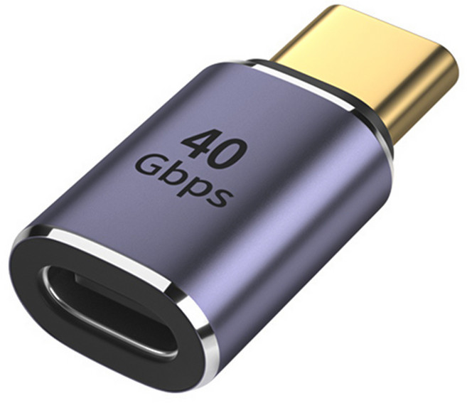 네츄럴파크 CtoC C타입 USB 4.0 젠더, 1개, 단자보호, 16mm