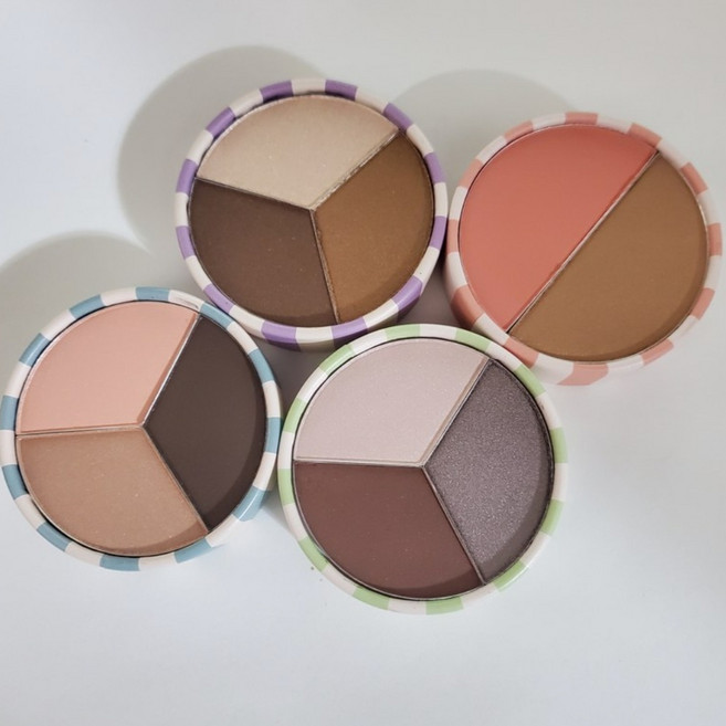 스틸라 트리오 아이 세도우 또는 듀오 볼터치, 아이 트리오 (연두), 1개