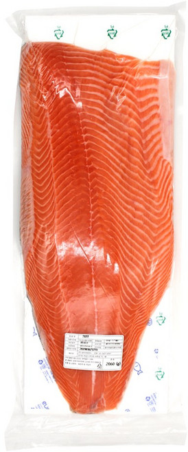 노르웨이 생연어 필렛 2kg-2.1kg 슈페리어등급, 1개, 2kg~2.2kg