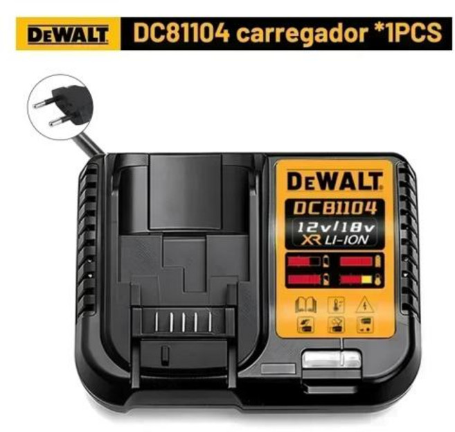 기존 배터리 20V60V 9000mAh 18v 배터리 DCB200 DCB205 DCB206 DCB209 전동 공구 배터리 20V 충전기, 02 dewalt charger X1 EU