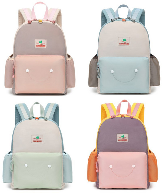 baby tree 兒童背包 輕量化設計 可愛笑臉造型 護脊減壓