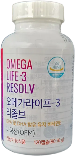 유니시티 정품 오메가3 리졸브 673mg, 120정, 1개