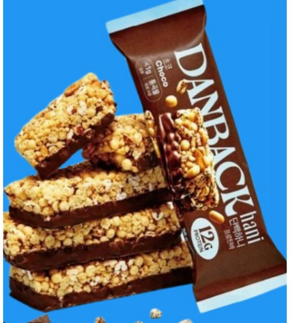 단백하니 프로틴바 초코, 1개, 38g