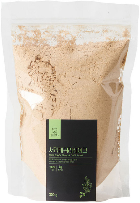 느으림 건강하게 두 번 볶은 국내제조 서리태귀리쉐이크, 4개, 300g