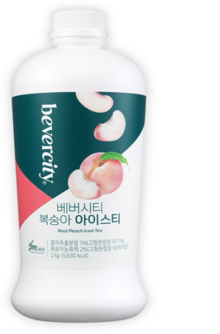 VCM 세미 베버시티 아이스티 시럽 복숭아 2kg, 1개