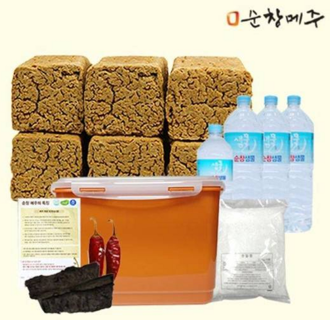 순창메주 장담그기세트 (6덩이)+누름독35619732, 1개, 4.2kg