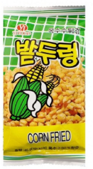 밭두렁 45g 옥수수 튀김 추억의 옛날과자, 1g, 1개