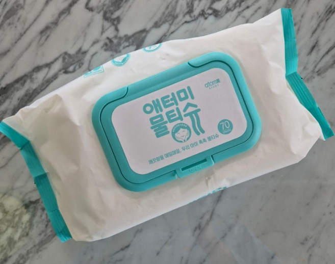 애터미 물티슈 70매, 4개