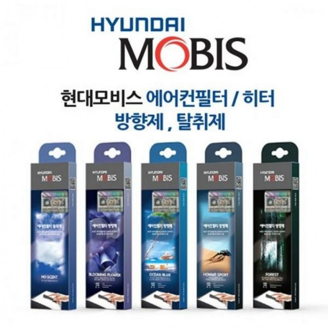현대모비스 에어컨필터 히터 방향제 탈취제 냄새탈취제 차량용 자동차 차량실내냄새제거제 필터, 본상품선택, 포레스트