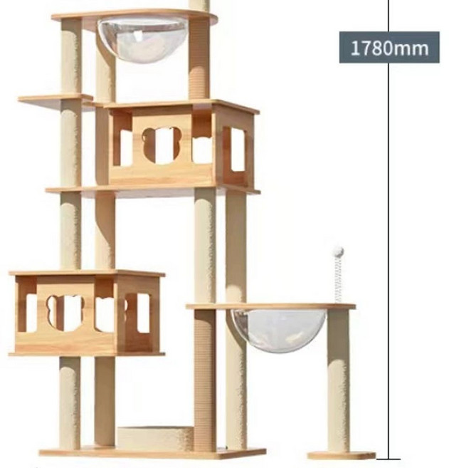 크라이밍 둥지 원목 캣타워 대형 소형 캣워커, N. 드림 베어 MH3