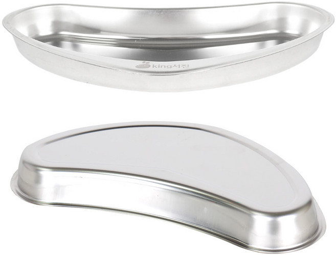 국산 기름받이 바나나 하트 모양 스텐레스 불판기름받이, 1개