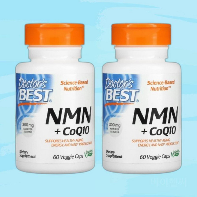 닥터스베스트 앤앰앤 NMN 150mg 코큐텐 CoQ10 50mg 60캡슐 2병 코엔자임, 60정, 1개