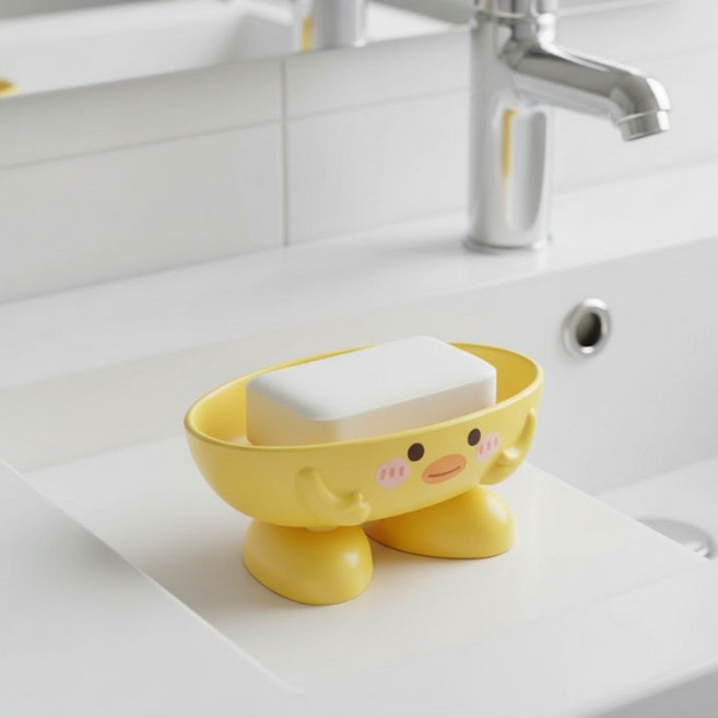조아리빙 비누받침대 물빠지는 비누거치대 비누 받침, 옐로우, 2개