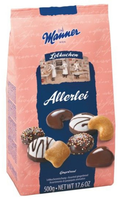 마너 진저 브레드 믹스 쿠기 Manner Gingerbread Assorted 500g, 1개