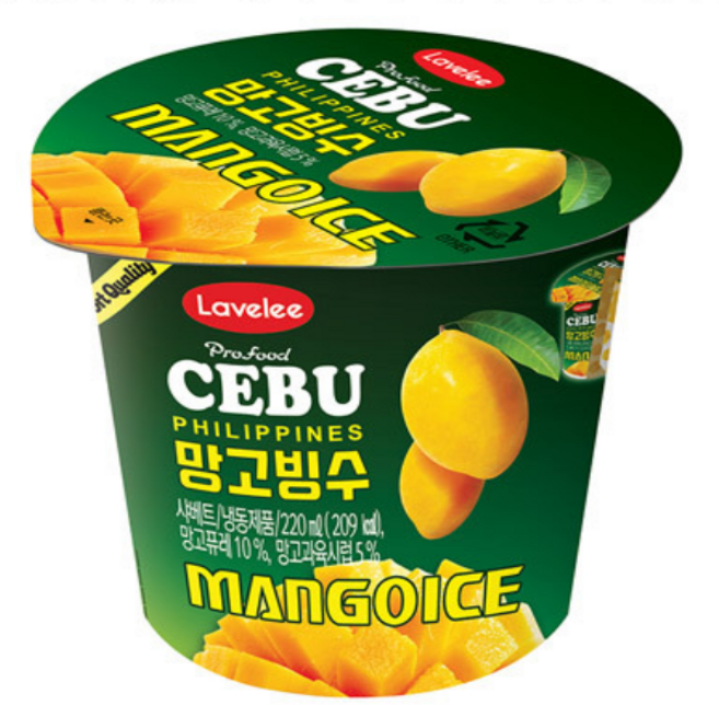 세부망고빙수10개입, 10개, 220ml