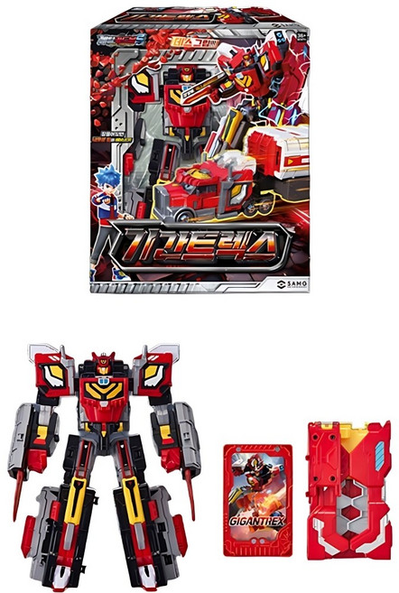 초등남아 트럭변신 메탈카드봇 기간트렉스 조카선물 7살, 1개, 메탈카드봇 - 기간트렉스