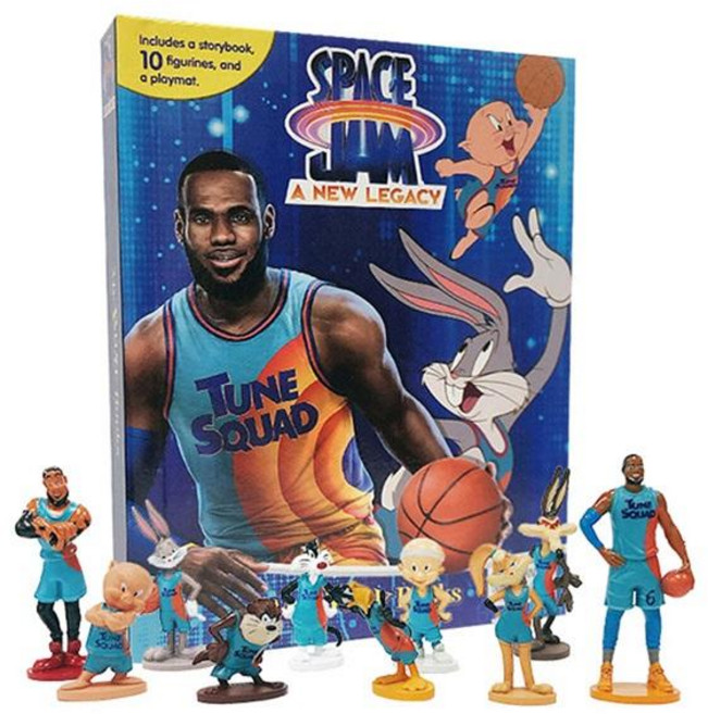 Space Jam : A New Legacy - My Busy Books (Board Book + 피규어 10개 + 플레이매트), 상세페이지 참조, 상세페이지 참조, 상세페이지 참조