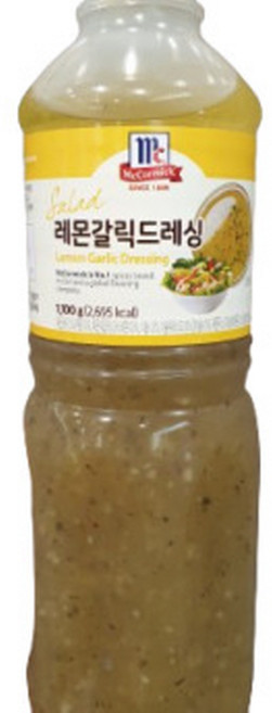 맥코믹 레몬갈릭 드레싱 1 100g 아이스박스 배송, 1개, 1.1kg
