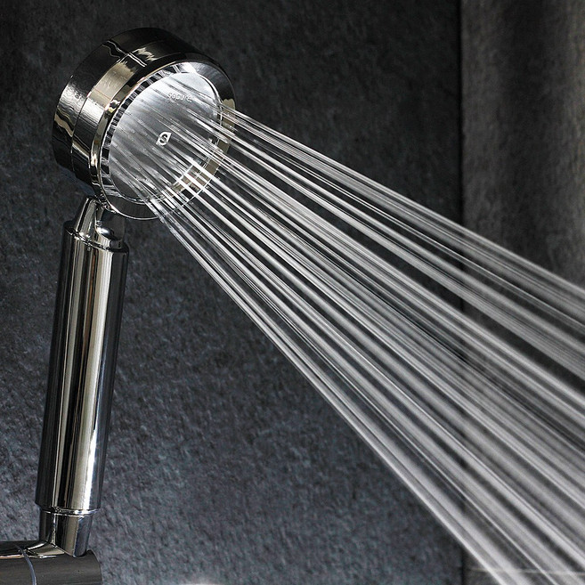 소퓨어 스트롱 8 굵은물줄기 샤워기헤드, 1개, 크롬