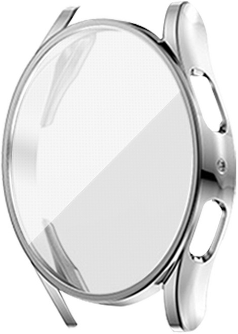 스토리링크 갤럭시 워치7 6 5 4 40mm 44mm 프로 45mm 클래식 43mm 47mm호환 스트랩 시계줄 가죽 메탈 밀레니즈루프 스포츠루프, 28.워치6 5 4 소프트 풀커버 _실버40mm, 1개