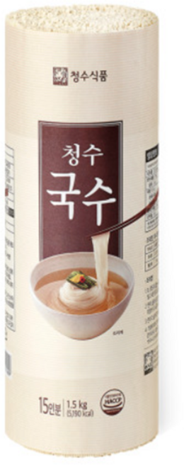 청수국수(두루마리), 1.5kg, 6개