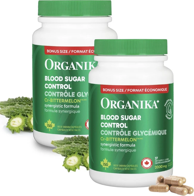오가니카 여주추출물 혈당 조절 영양제 크롬 Chromium and Bitter Melon 캐나다 내수용, 2개, 150정 - 쿠팡