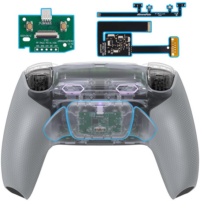 eXtremeRate ps5 BDM-010020 RISE Plus MAX & ps5 - 컨트롤러 대응 백패들 키트 클리키