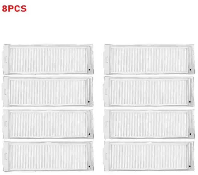 샤오미 S40 PRO 및 OV71GL 로봇 진공 청소기용 부품: 메인 브러시 사이드 헤파 필터 교체 액세서리, 07 8pcs filter